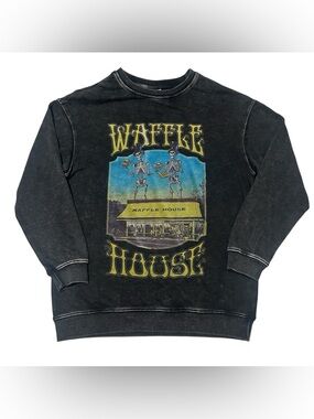 Graphic Grateful Dead Waffle House Crewneck Sweatshirt Size Small